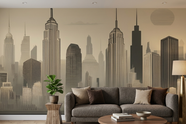 City-skape-living-room